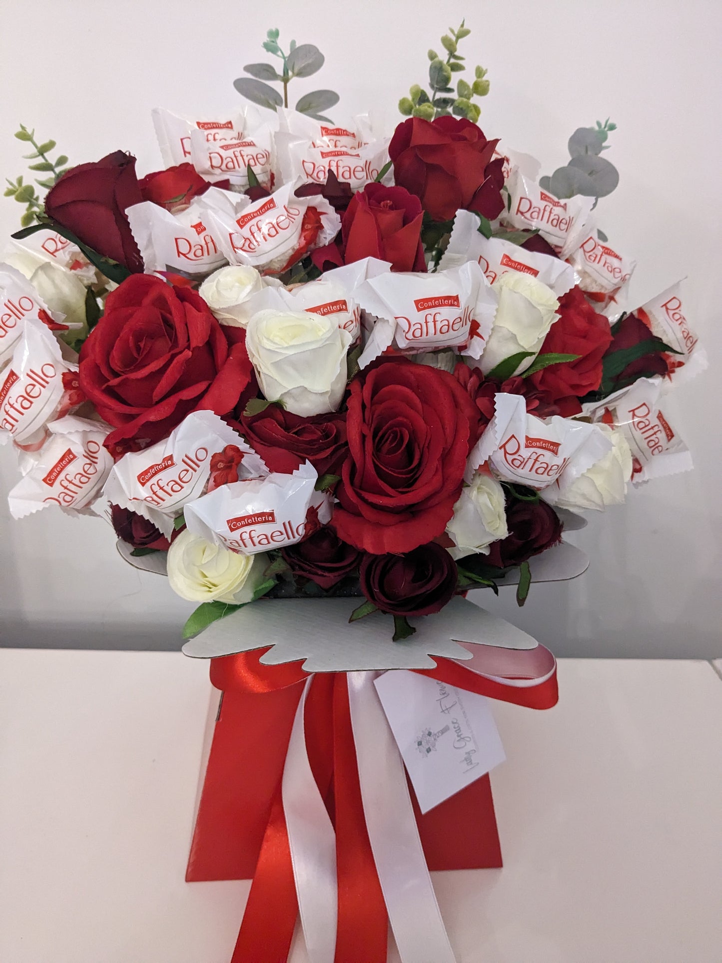 Stunning Rafaello Silk Flowers Bouquet Gift