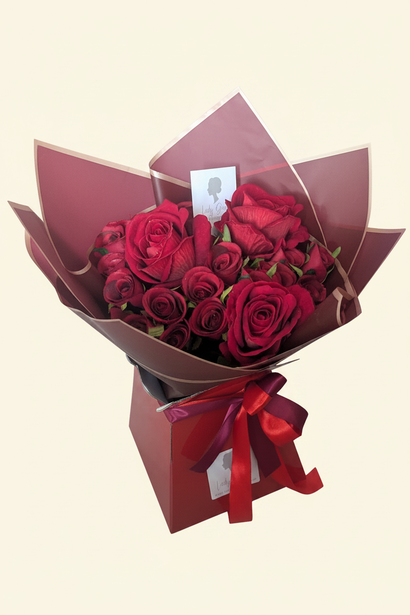 Red Stunning Handtied Bouquet