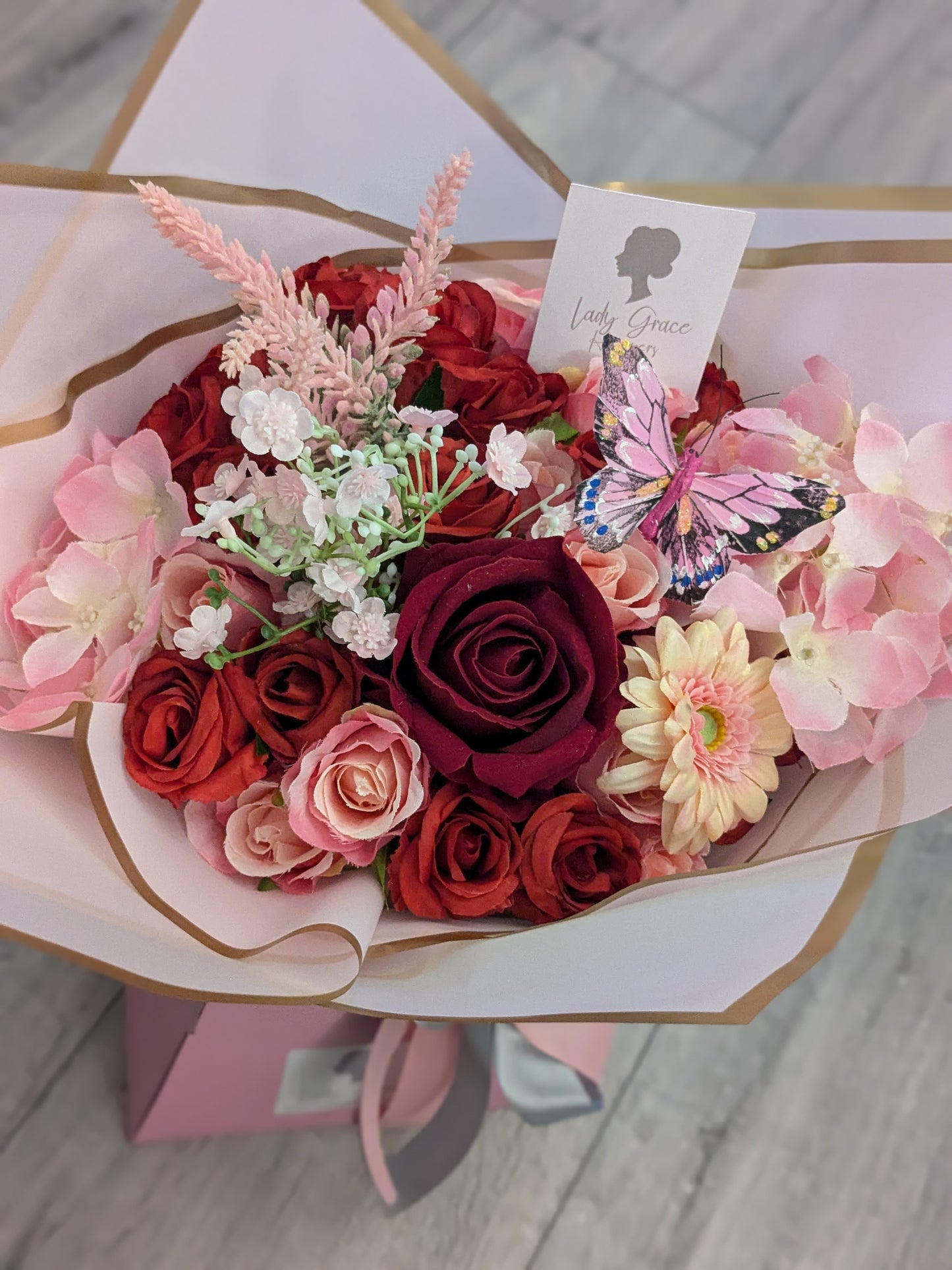 Pink Stunning Handtied Bouquet