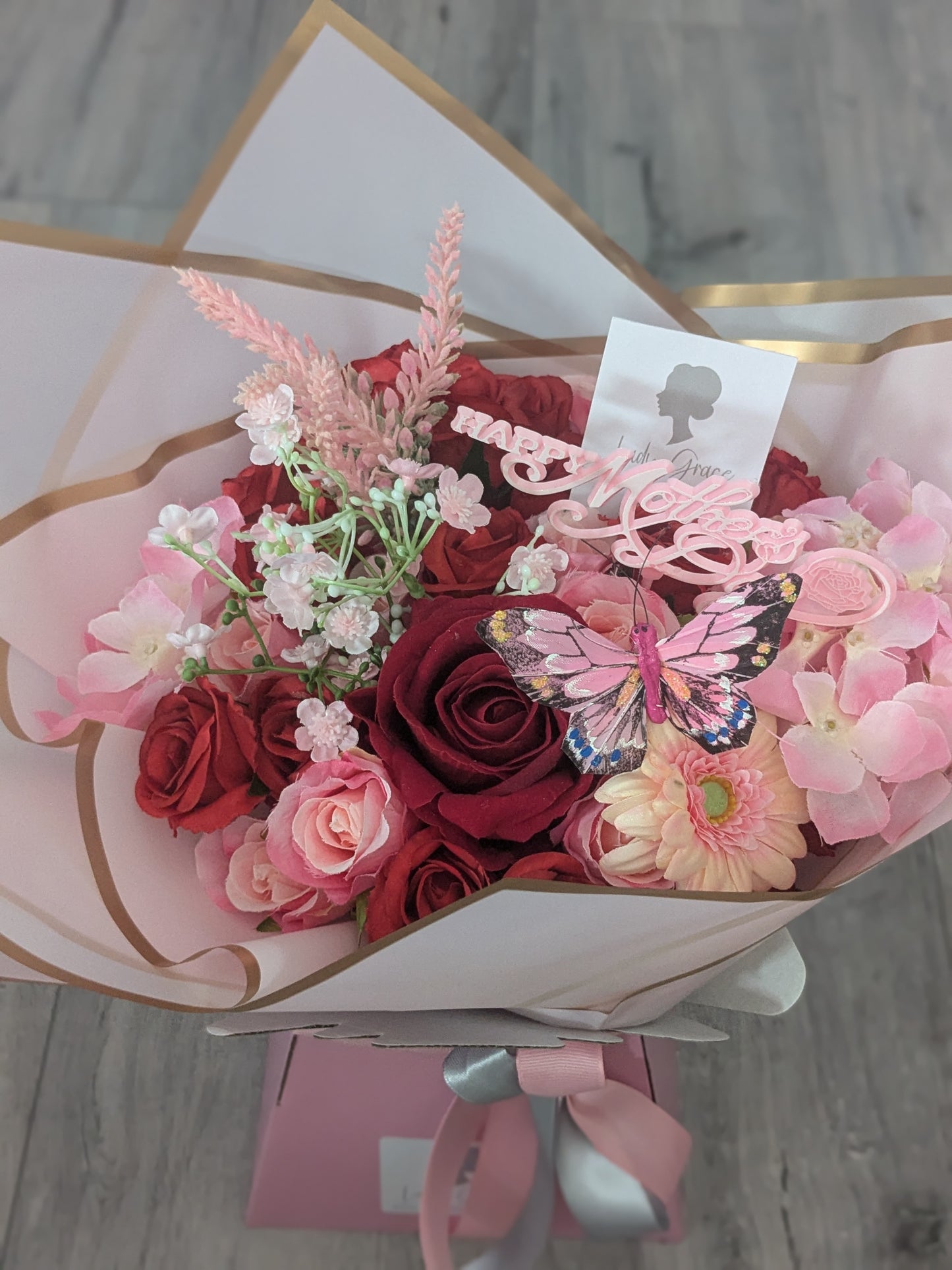 Mother's Day Pink Stunning Handtied Bouquet