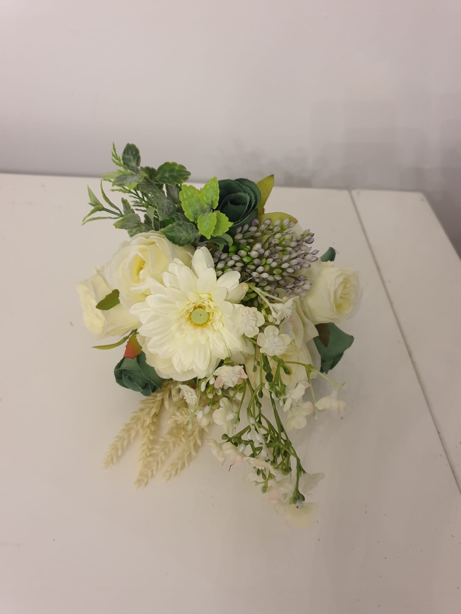 Emerald & Cream Christmas Stunning Wedding Buttonhole