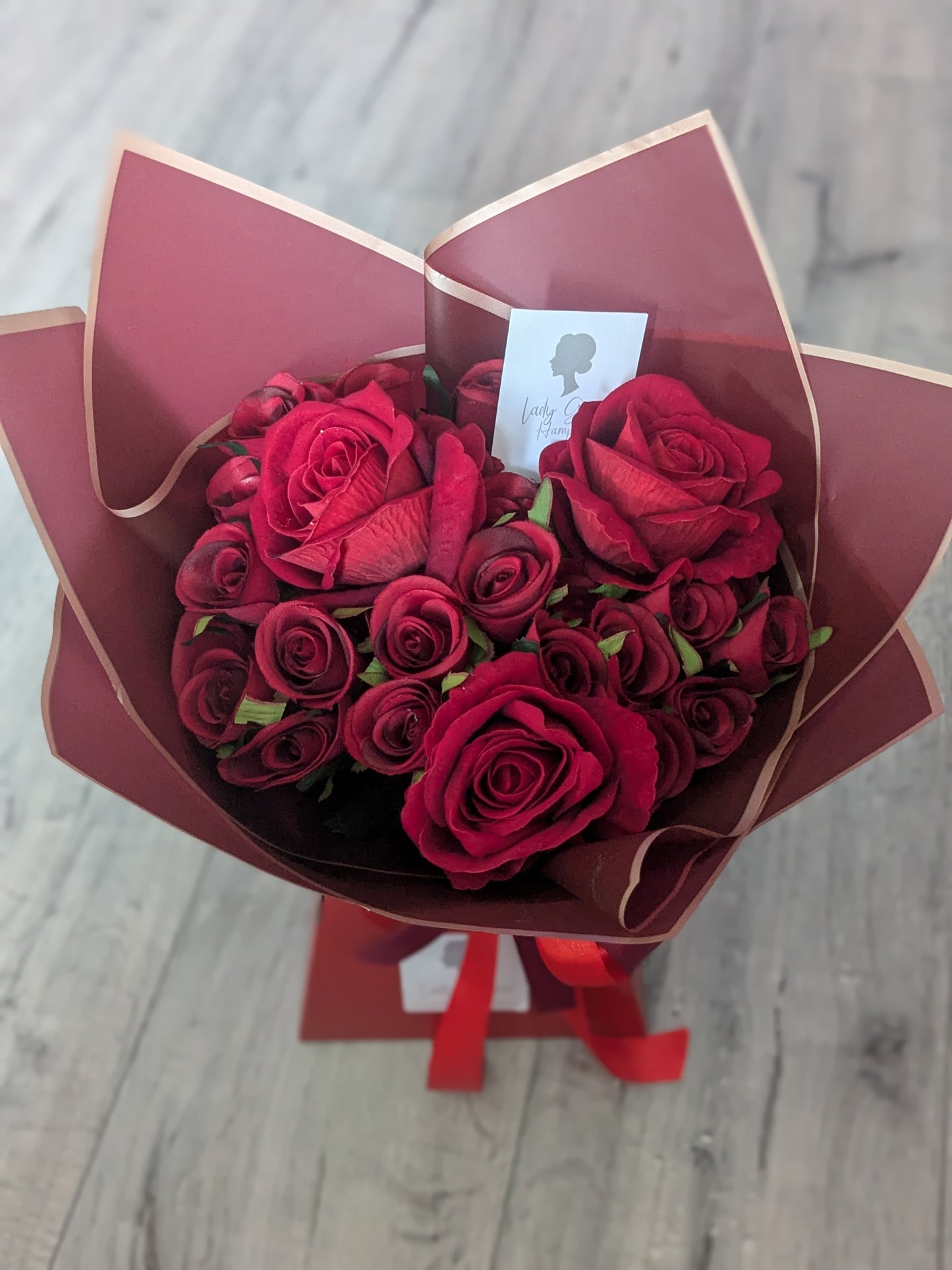 Red Stunning Handtied Bouquet