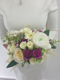 Cream & Deep Pink Stunning Brides Wedding Bouquet